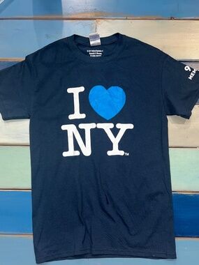 I Love NY 9/11 Memorial Museum Graphic T-Shirt Navy Blue Unisex Small